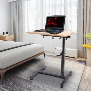Portable Mobile Lift Computer Folding Desk Study Table