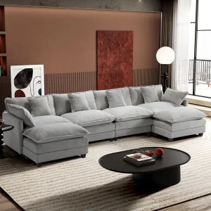 U-Shaped Modern Sofa Modular Sectional